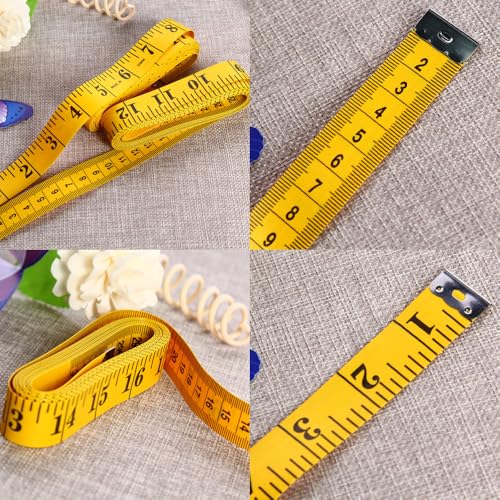 3 cintas métricas flexibles 300cm doble escala miniatura 5
