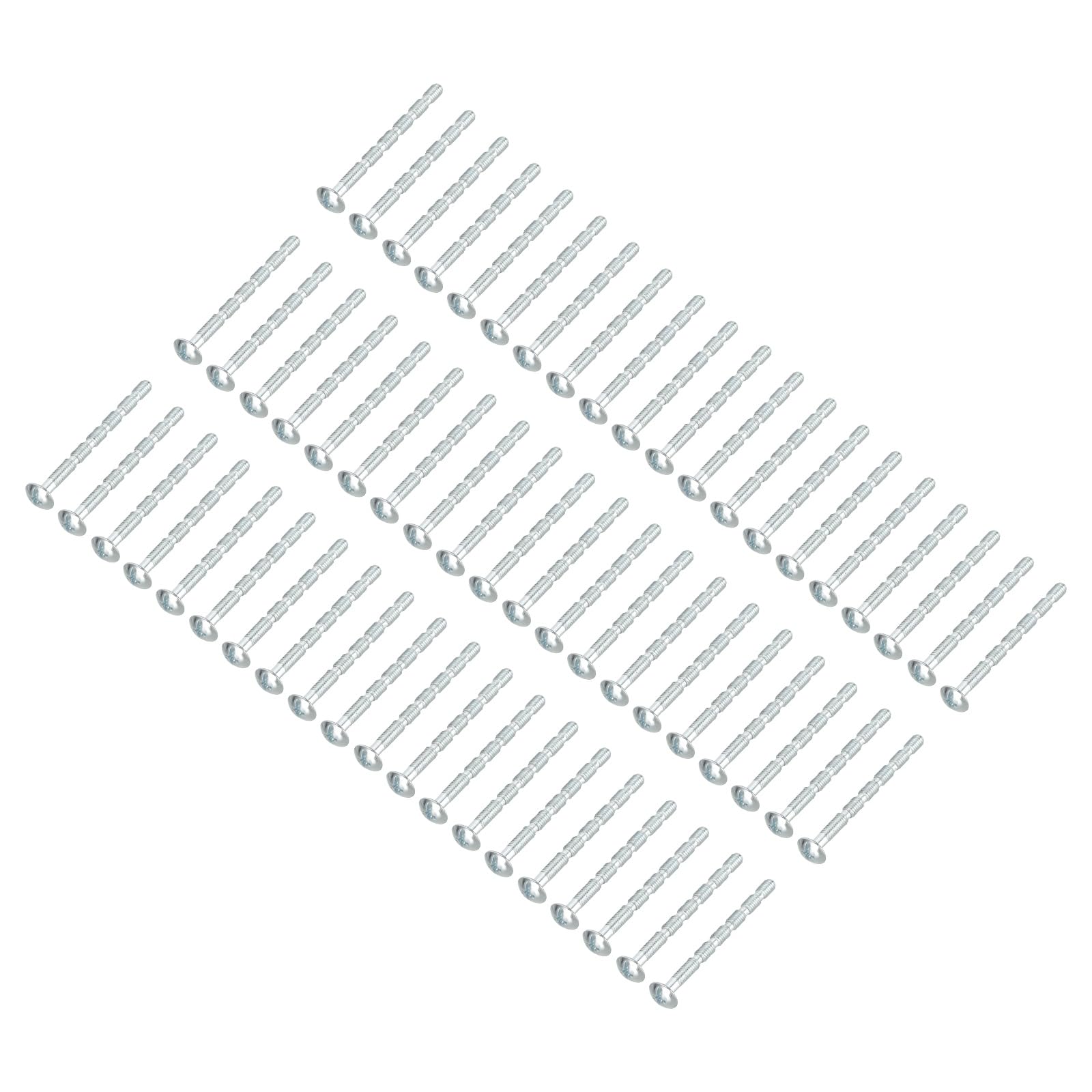 PATIKIL Door Handle Screws M4x50, 60 Pcs Cabinet Handle Break Away Screws for Drawer Pull with Slub Bolt for Door Lever Knob