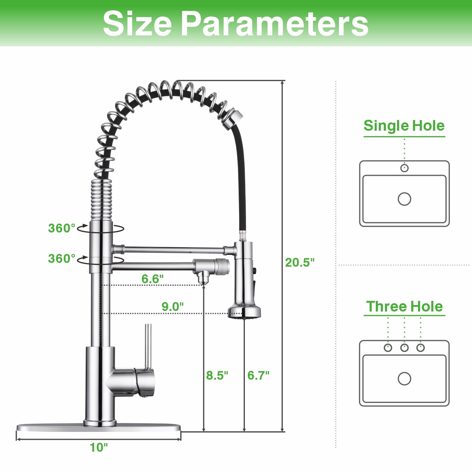 Grifo de agua potable, grifo de cocina, grifo de fregadero de cocina, grifo de filtración de agua, grifo de fregadero, grifos de cocina extraíbles, grifo de filtro de agua de bar, cromo, acero