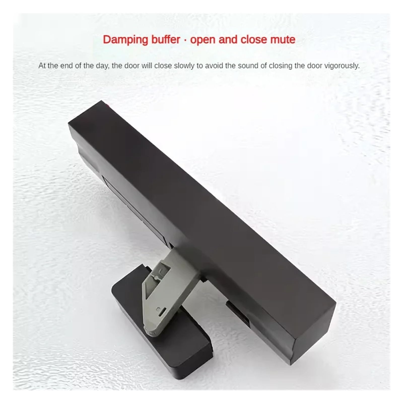 chiudiporta a molla chiudiporta automatico a induzione fermaporta attrezzatura for chiusura automatica porte supporto silenzioso hardware posizionamento e arresto tampone(Brownright Side Open)