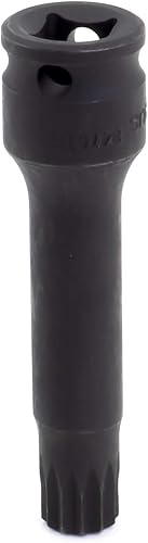 Miniatura 8 de Genius Tools Juego de llaves de vaso de impacto cuadrado triple Dr. de 5 piezas 38" TM-305