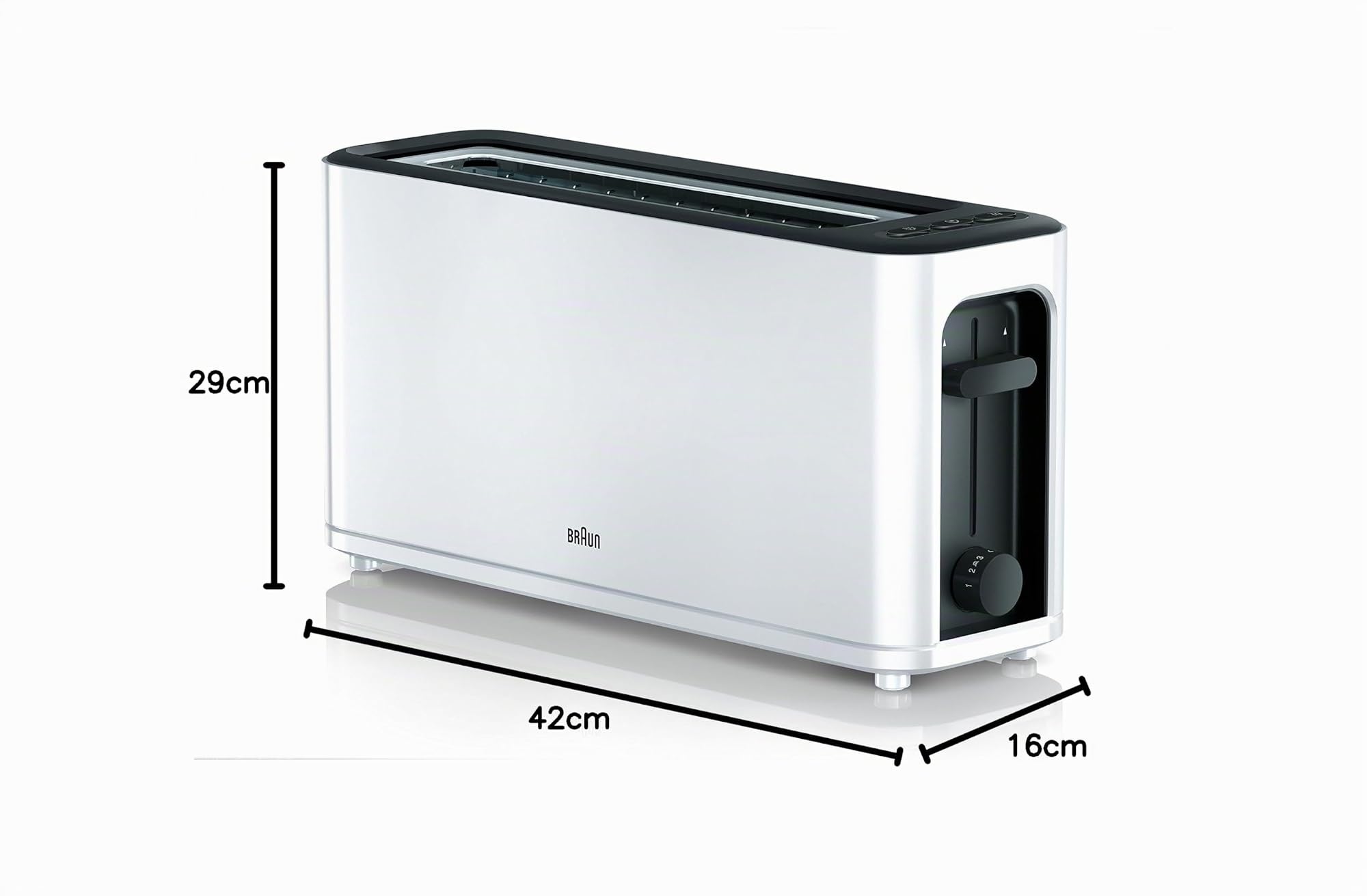 Braun Toaster HT 3110 Purease wh 0X23010011