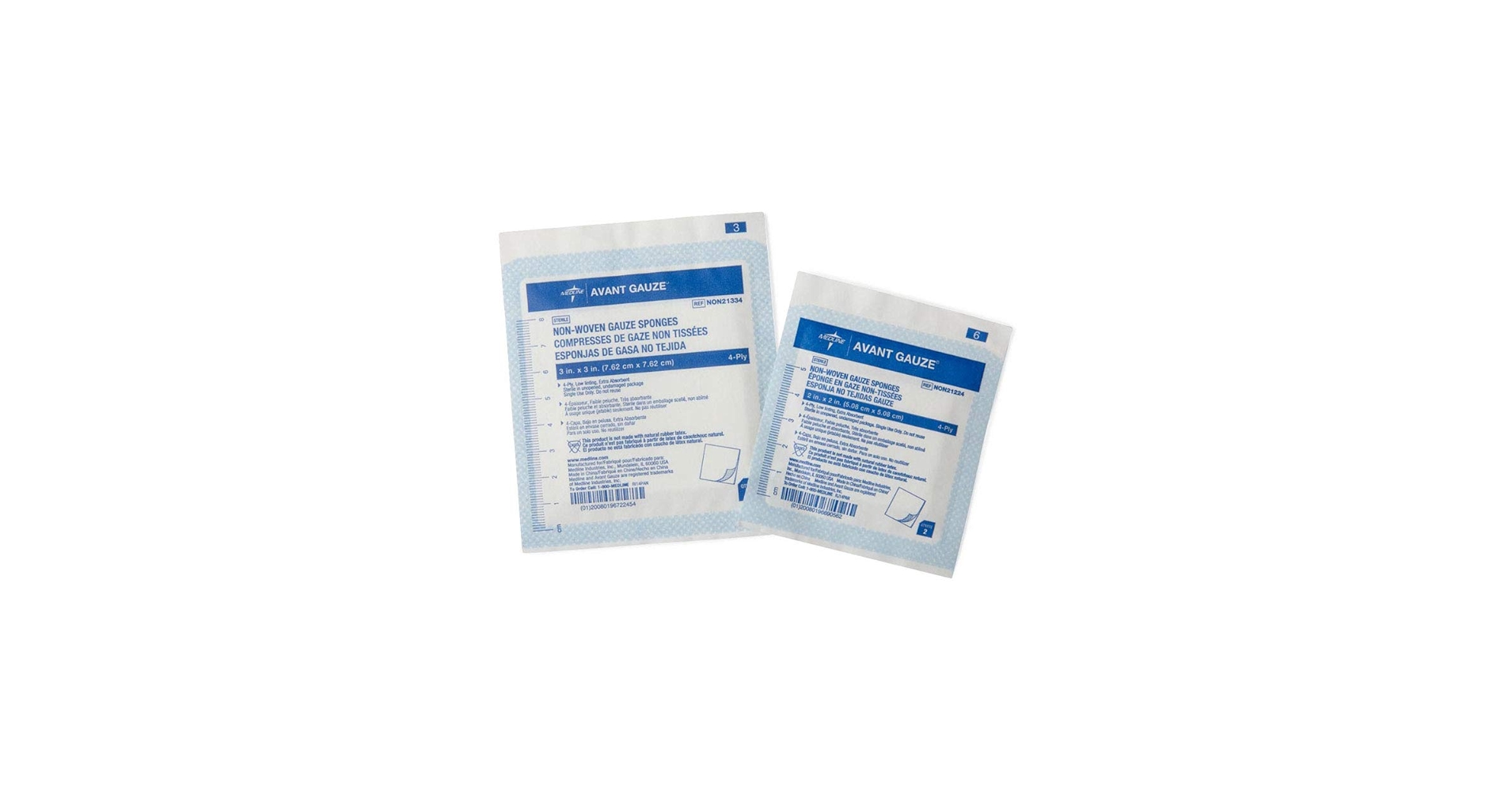 (gamon　unwound) Amazon.com: Medline Sterile Gauze Sponges, Non Woven, 4x4