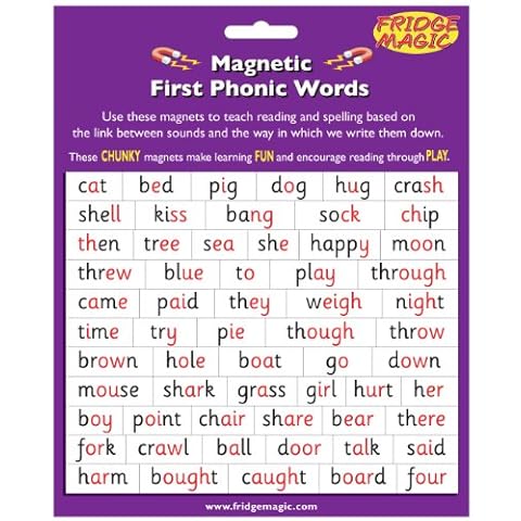 Magnetic First Phonic Words x 60. Part of the National Literacy Strategy for Key Stage 1 Cover