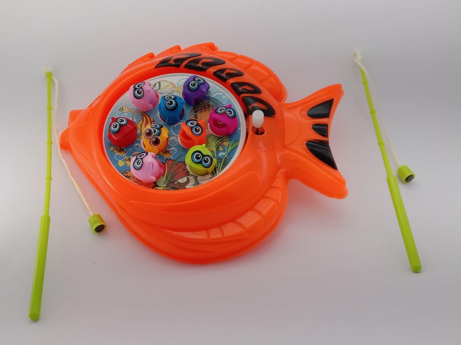 advancedestore Cute & Colorful Fish Catching Play Set for Kids, Rotating Musical Fishing Board Game, Fun Magnetic Sea Animal Catching Pretend Play Toy for Boys & Girls | Fishing Game for Kids - Image 2 thumbnail