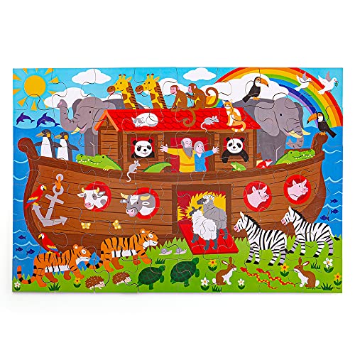 Ark Piano Jigsaw Puzzle di No? Legno Bigjigs Bambini Giocattoli (48 Pezzi)