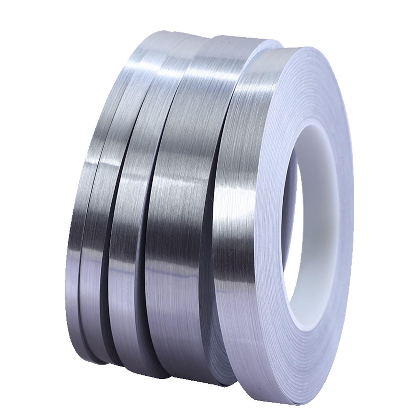 Zduuongy Brushed Silver Molding & Wall Trim， Self-Adhesive Pvc Molding Trim Wall Edging Strip 164Ft Multicolor 0.5-2Cm(,W: 0.8Cm)
