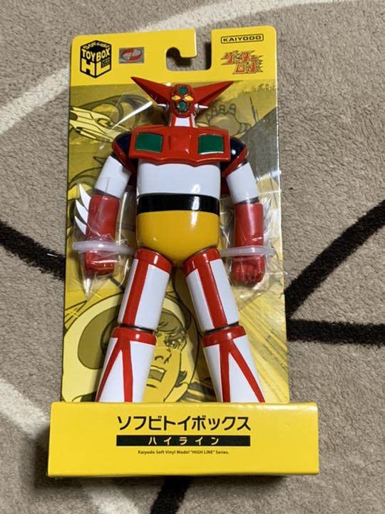未使用品 海洋堂　ソフビトイボックス　004 ゲッターロボ Amazon | ソフビトイボックス Hi-LINE 004 ゲッター1 ノン