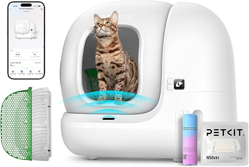 PETKIT Pura Max 2 Self-Cleaning Cat Litter Tray, 76 L Cat…