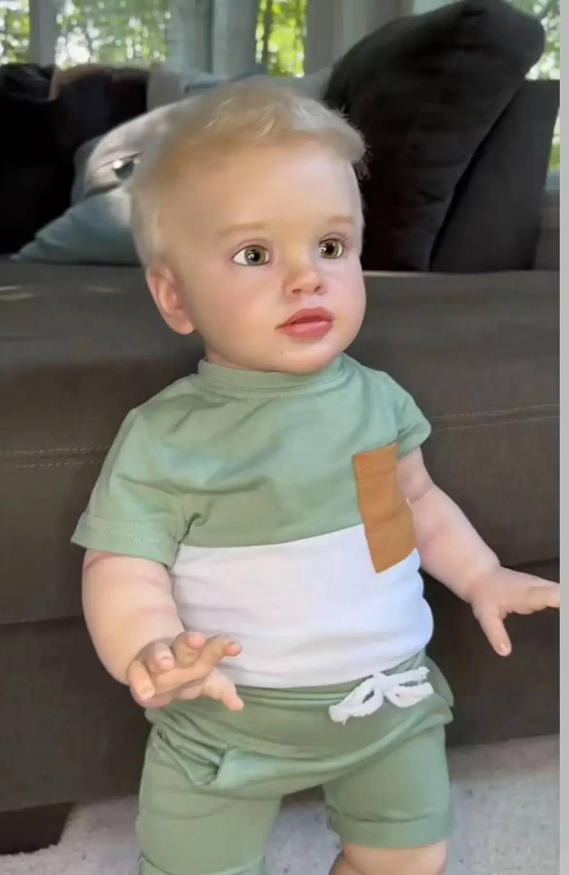 RXDOLL Big Size Realistic Reborn Toddler Boy Dolls 26 inch Lifelike Reborn Baby Dolls Pippa Cloth Body and Silicone Soft Vinyl Limbs Real Life Toddler Baby Doll for Kids Toys โ image 1