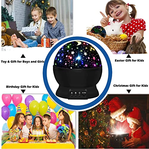 Hongid Night Light For Kids,Kids Night Lights,Star Night Light Projector,Star Projector 360 Degree Rotation thumb #2