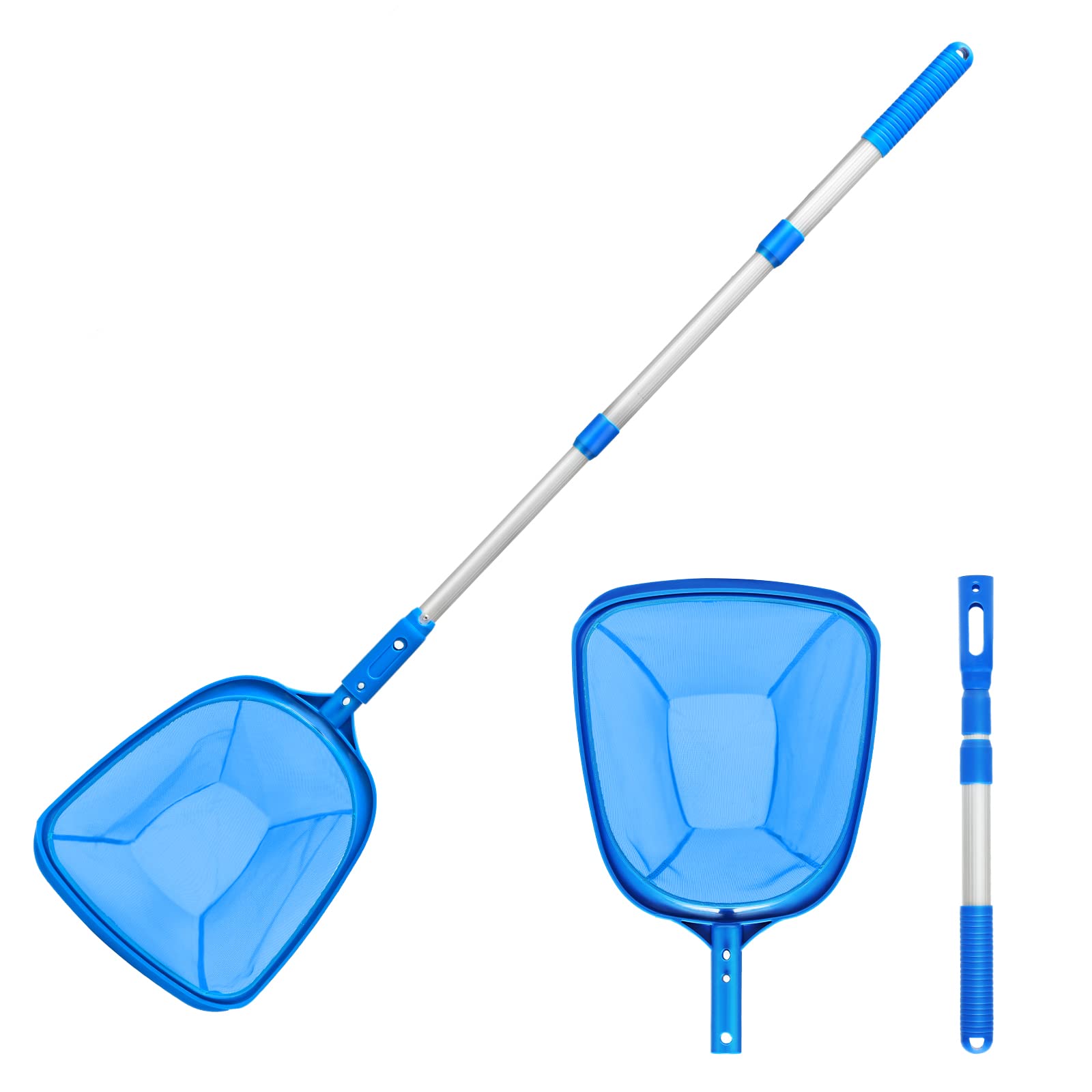 Buy HomRe Pool Skimmer Net, Pool Net with 3 Sections 17.535