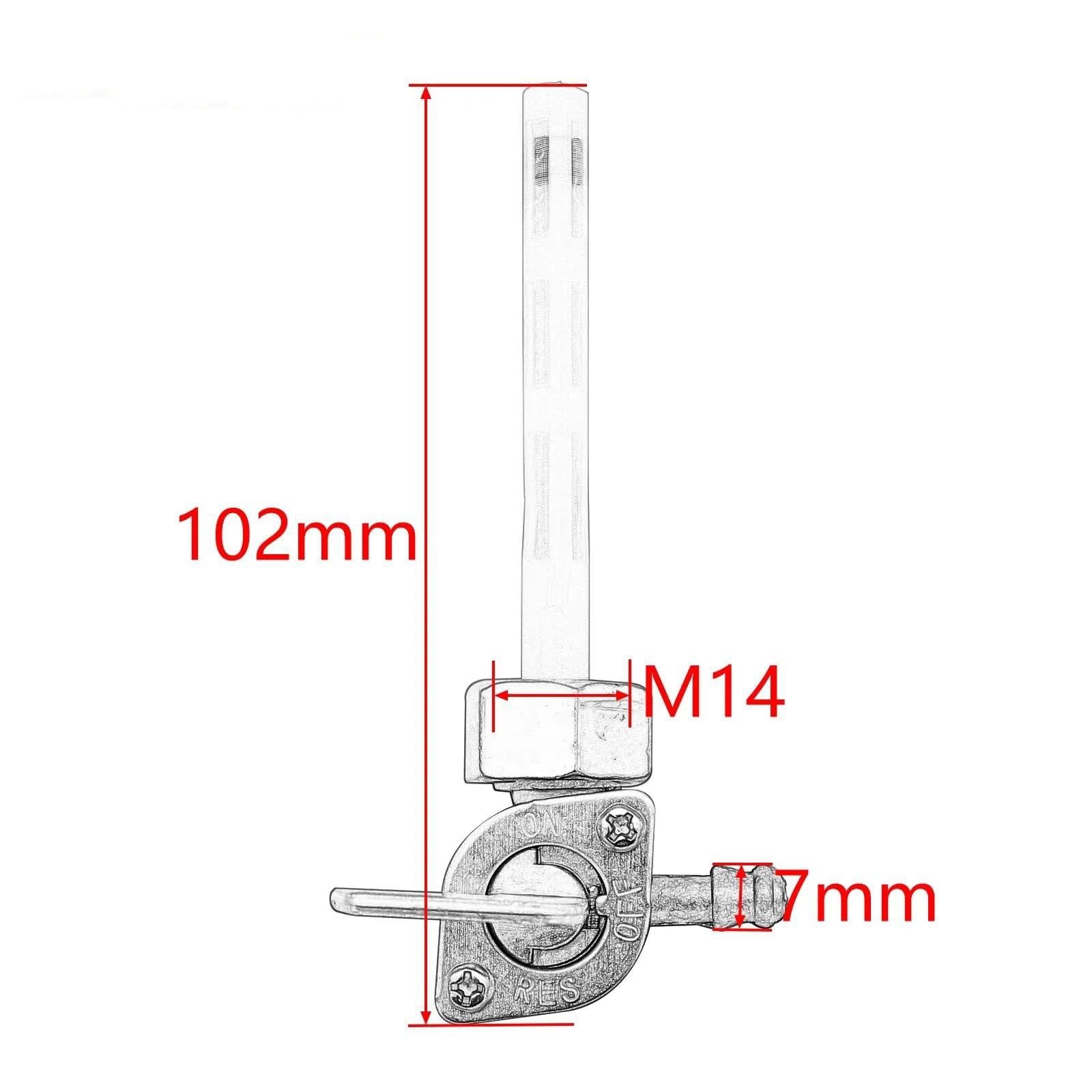 Kraftstofftank Hahn Motorrad ATV - Benzinhahn Mit Reserve Für TLR200 CG125 XR75