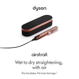 Dyson Airstrait Straightener, Wet to dry hair straightener, No heat damage, No hot plates, All hair types