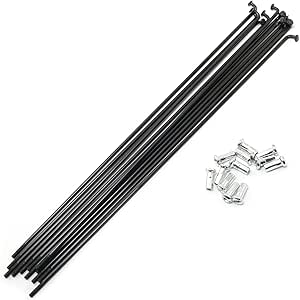 20 Set Rayons Vélo 237mm Acier Inoxydable 304 Ton Argenté