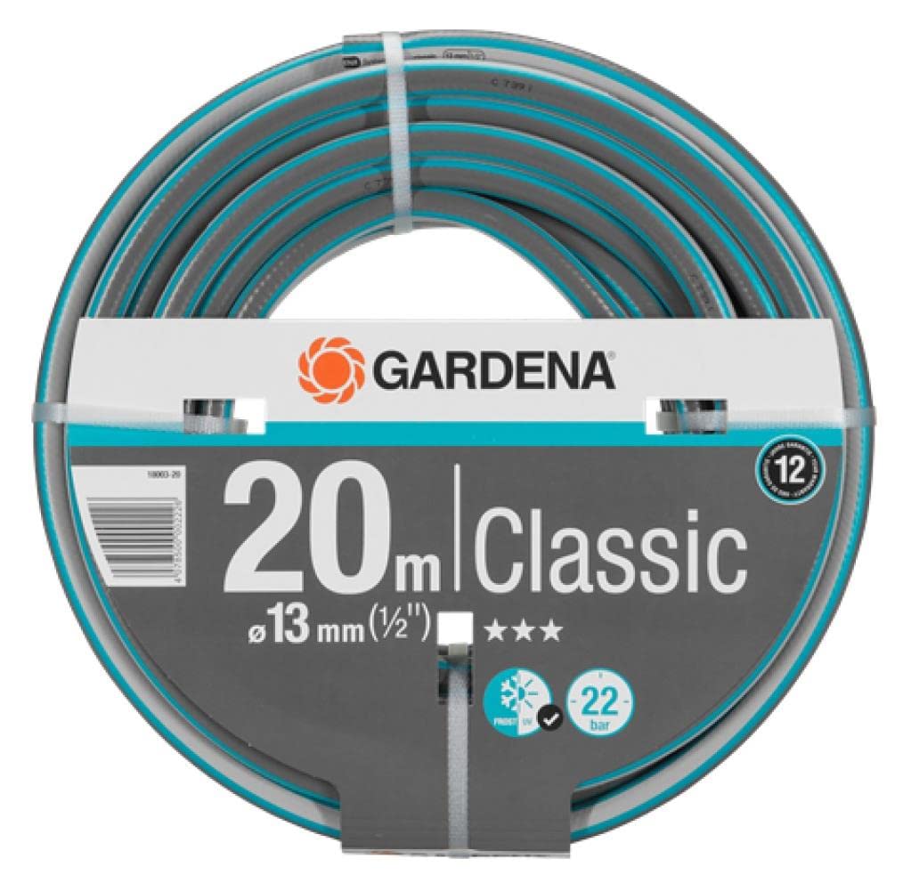 Gardena Classic 1/2" 20m - Manguera de jardín Classic 1/2" 20m