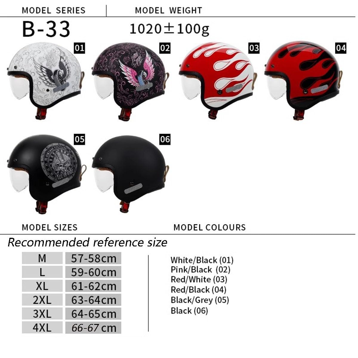 Casco Jet Moto con Visera Solar Casco de Motocicleta Certificado DOTECE Hombres Mujeres Scooter Casco Ciclomotor Casco Ciclomotor Chopper Casco Motocicleta Medio Casco Abierto