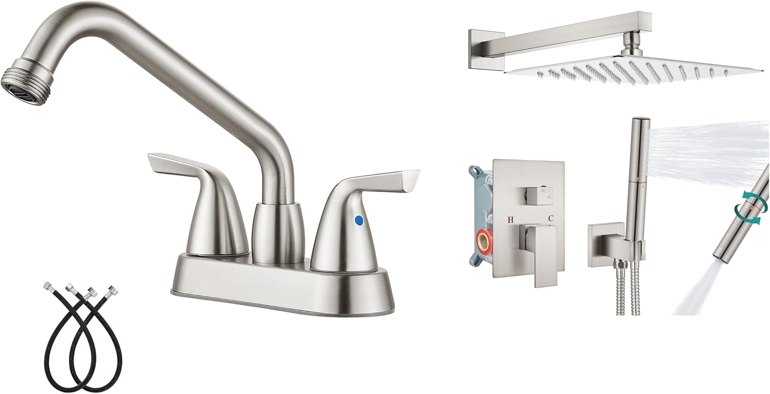 Aolemi Utility Laundry Sink Faucet Shower System