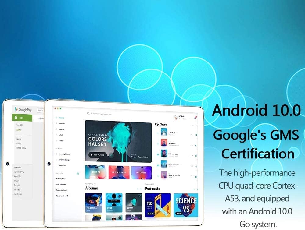 Tablet 10 pollici- 4G LTE YOTOPT Android 10, 4GB RAM, 64GB ROM(1 TB TF espandibile), Octa-core, 5+8MP, WiFi, GPS, Bluetooth, Tablet con mouse e tastiera-Gold Tablet 10 pollici- 4G LTE YOTOPT Android 10, 4GB RAM, 64GB ROM(1 TB TF espandibile), Octa-core, 5+8MP, WiFi, GPS, Bluetooth, Tablet con mouse e tastiera-Gold
