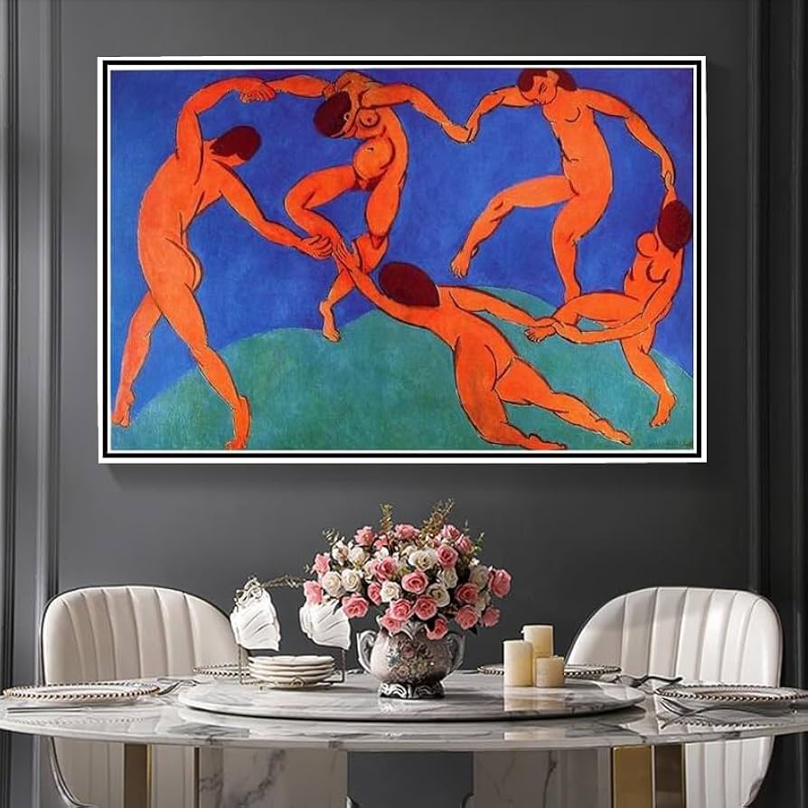 Amazon | アンリ・マティスの絵画「ダンス II」 フルラウンド
