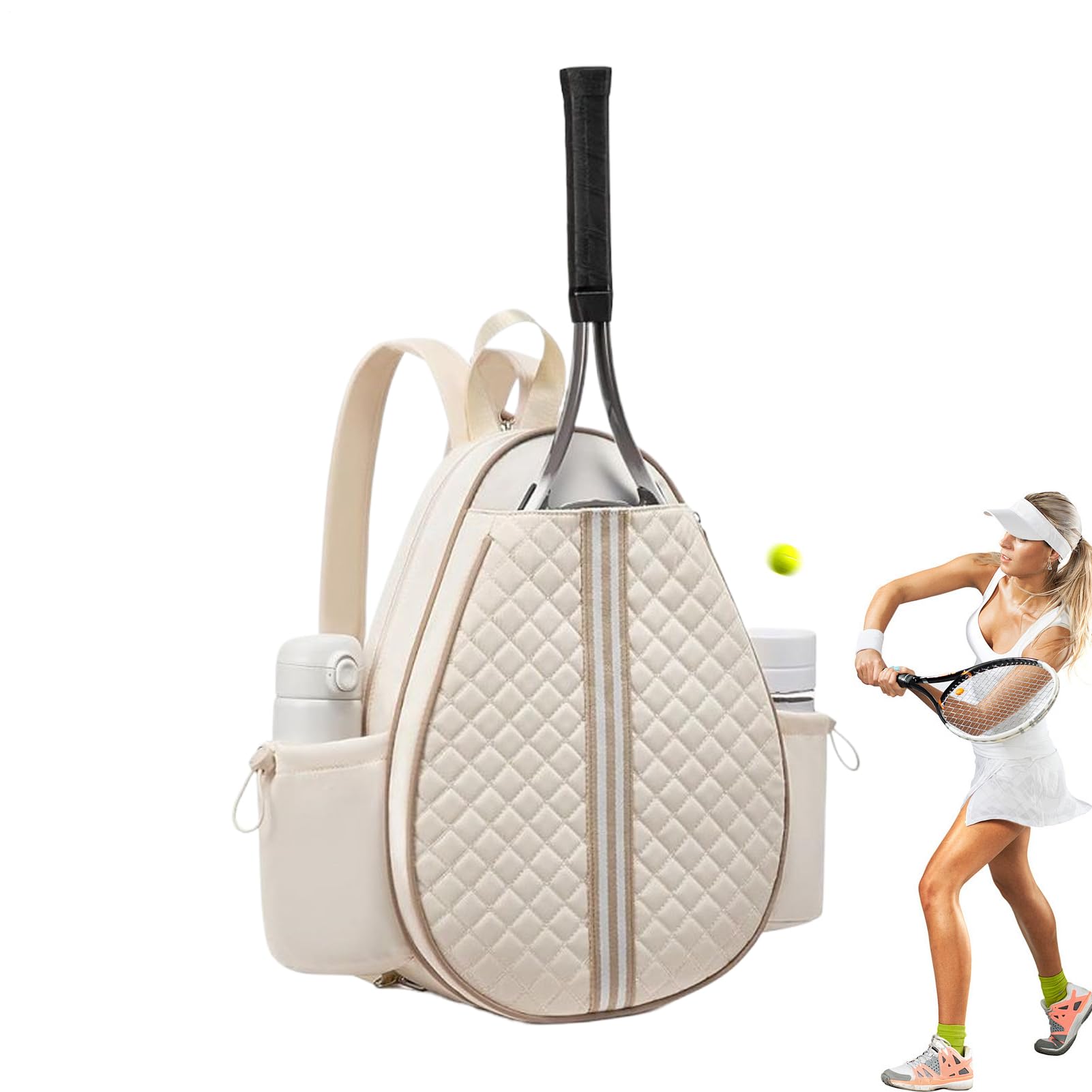 Tennis Backpack for Women - Waterproof Tennis Racket Bags | Multifunctional Sports Apparel & Equipment for Duffle Beach Gym Waist Girls Women Men Junior Table