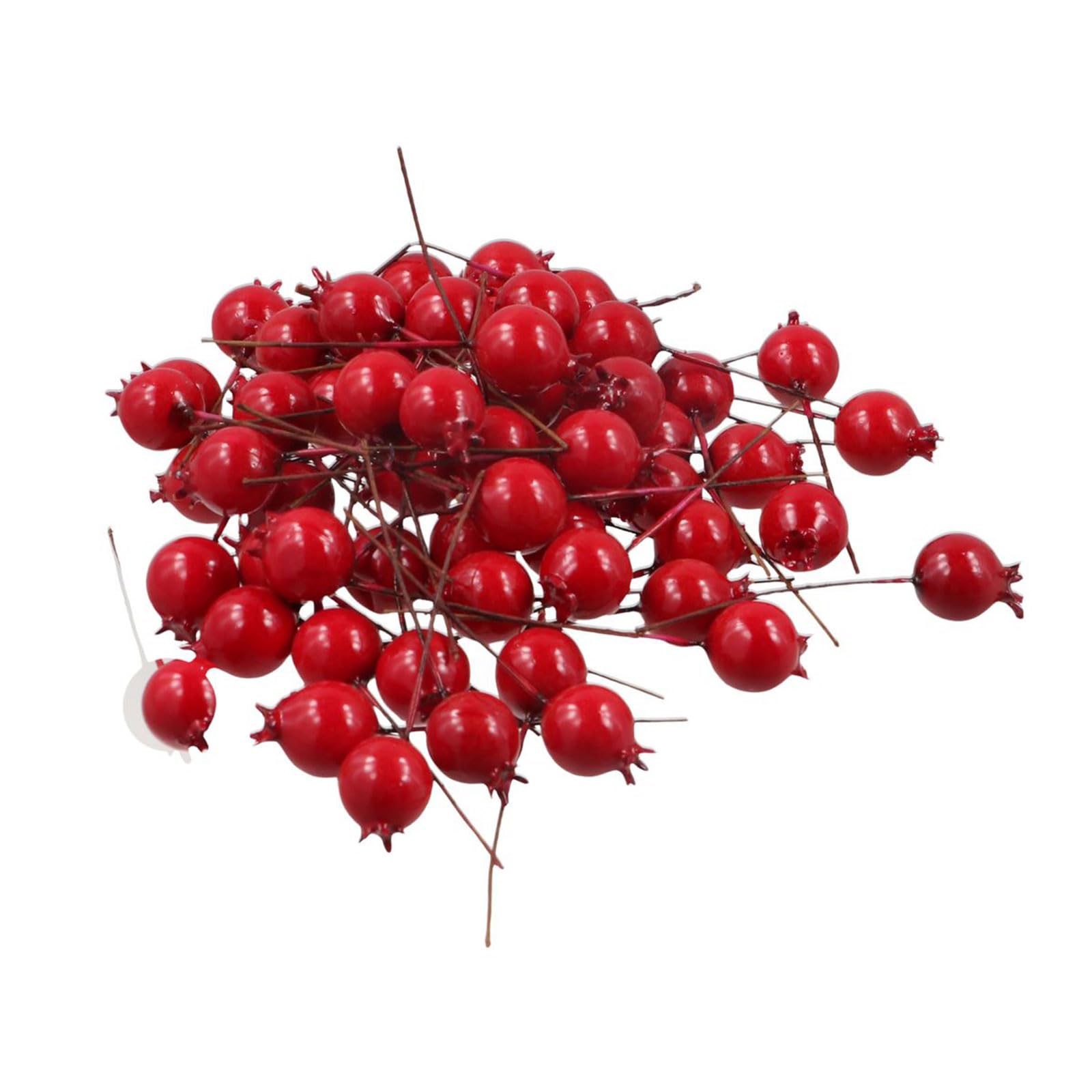 GANPUB Mini melograno rosso, ornamenti realistici a forma di