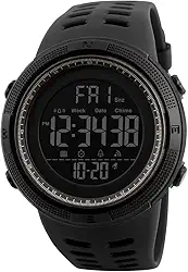 Relógio Masculino Esportivo Digital à Prova D'água Preto 1251