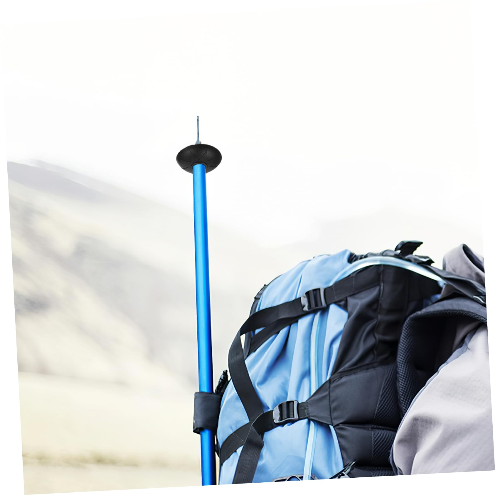 4stücke Trekkingstock Zubehör Runde Gummifüße Mit Anti-rutsch Funktion Für Wanderungen Trekking Und Matsch Geeignet Für Terrainarten