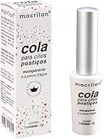 Cola para cílios postiços. Transparente. - CA-001, Macrilan