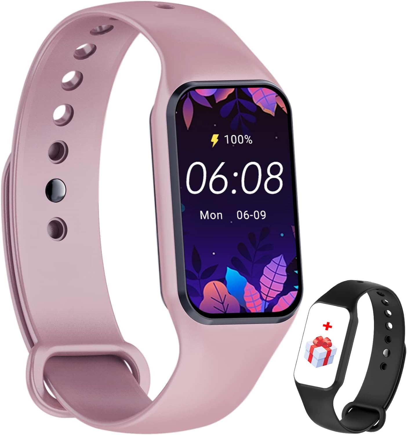 IOWODO Smartwatch Uomo Donna,Orologio Fitness con Chiamate,1.85 Smart Watch Monitor del SpO2/ Sonno,24H Cardiofrequenzimetro,100 modalità Sportive,Fitness Tracker per Android iOS