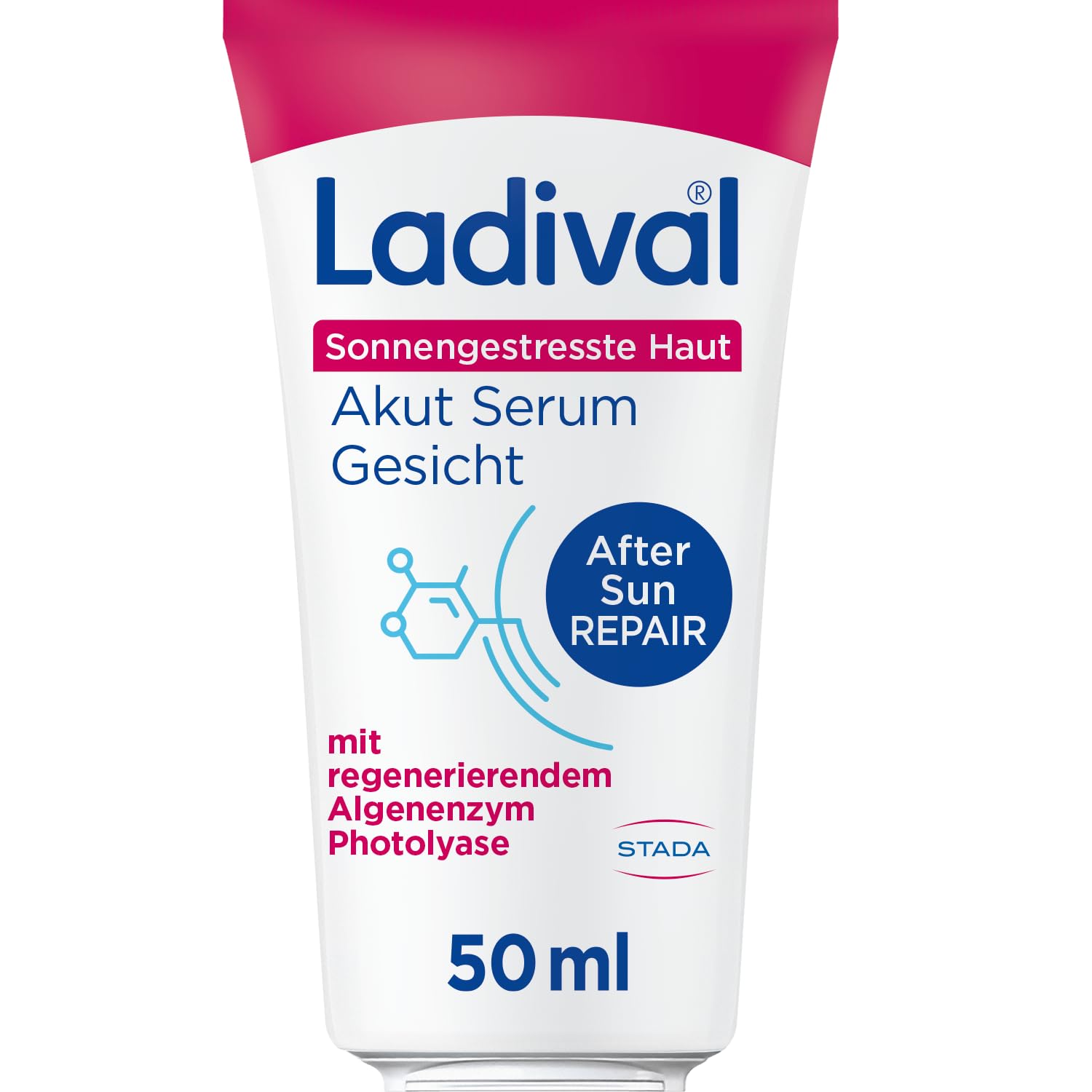 Ladival für sonnengestresste Haut Akut Serum Gesicht After Sun Repair, 50 ml Lösung