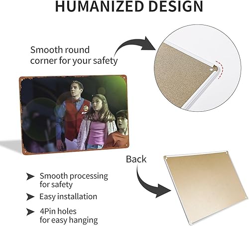 Miniatura 4 de ZTLLFV Phantom of the Megaplex Tin logo retro poster restaurant wall decoration home door garden store bar coffee shop club logo gift 12 X 8 inches