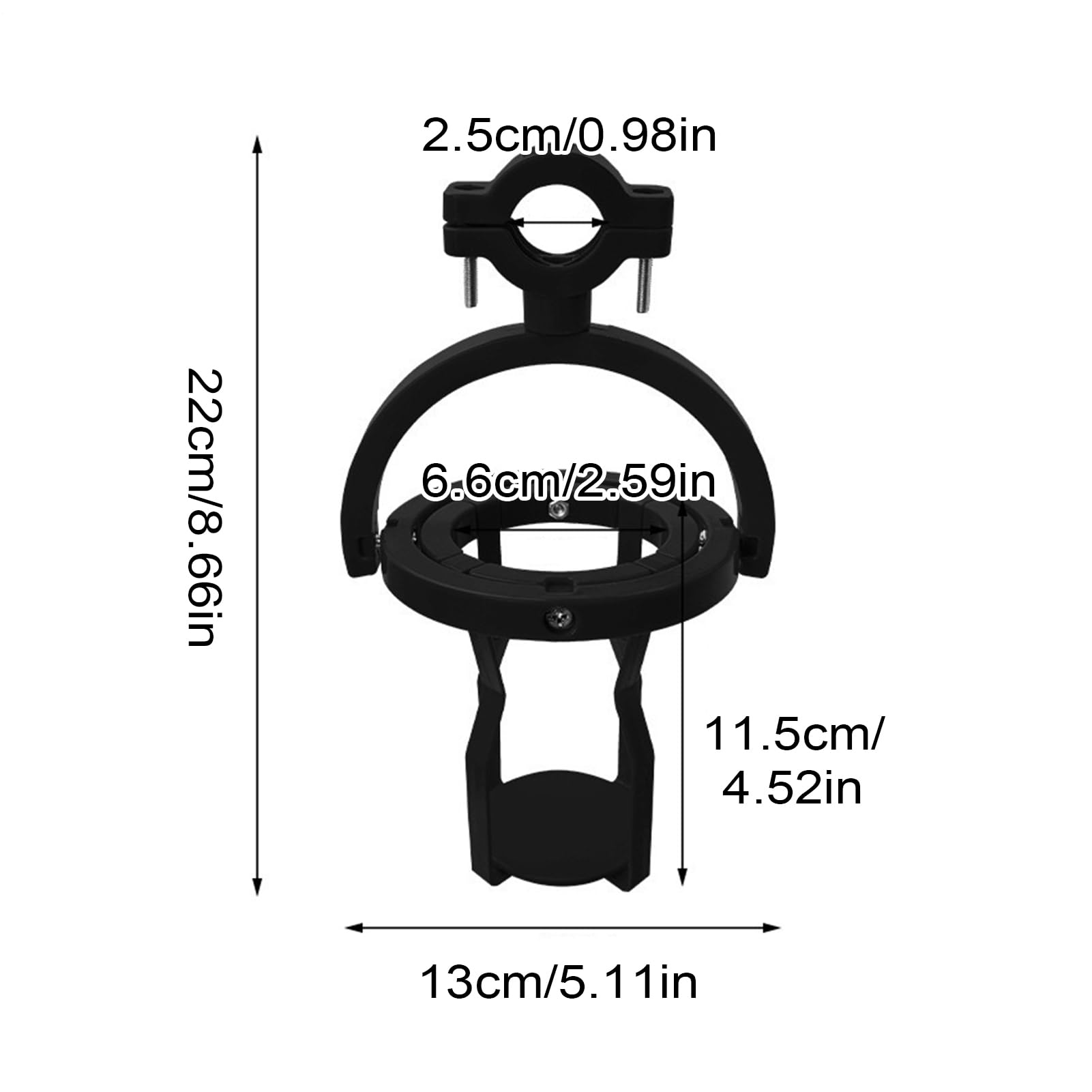 Porte-Gobelet Auto-Nivelant, Porte-Gobelet Rotatif à 360 Degrés, Cage Anti-Renversement pour Extérieur: Véhicules, Bateaux, Tracteurs