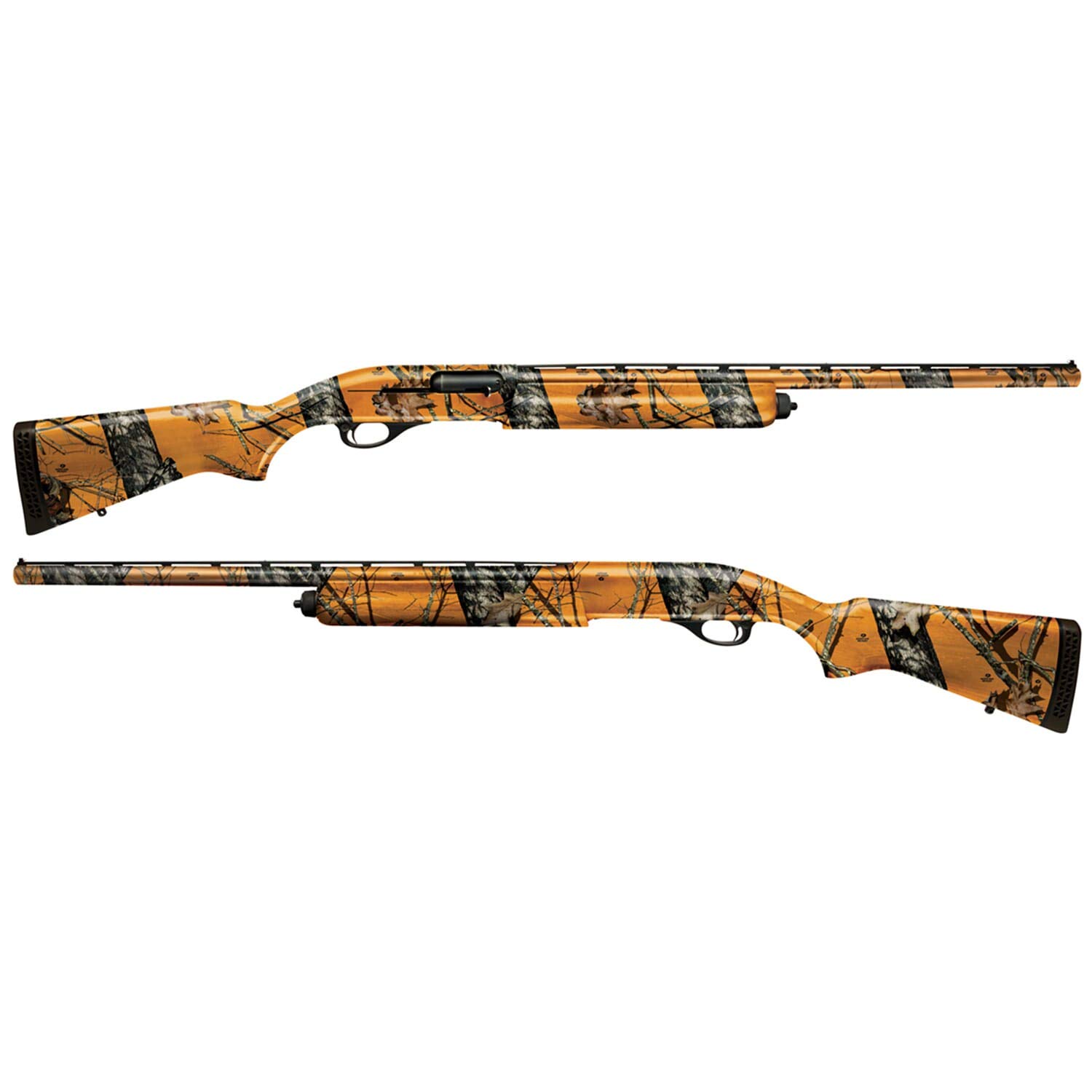Mossy Oak Graphics - 14004-BZ Blaze Camouflage Gun Skin Kit - Easy to Install Precut Vinyl Wraps and Matte Finish - Shotgun Kit