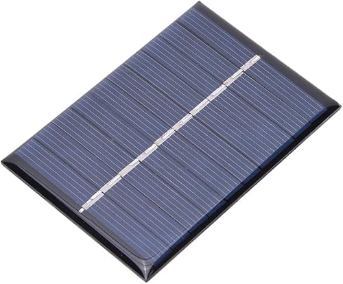 Miniatura 5 de 2 unids paneles solares cargador de batería solar Banco de energía solar 0.6 W 5 V impermeable polisilicio 3.150x2.165 in panel solar de carga de la