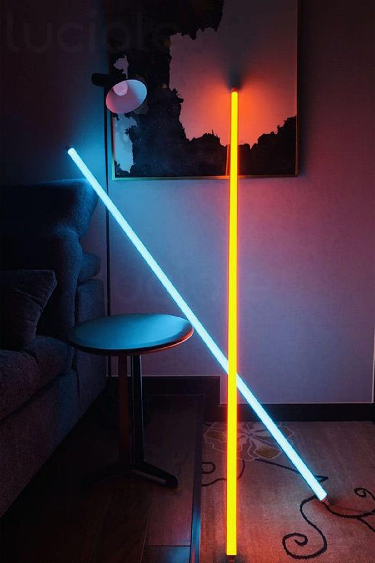 luciole Rgb Led Strip Tube Light Lambader Uzaktan Kumandalı Işık Lamba Ampül Aydınlatma Renkli Animasyonlu6