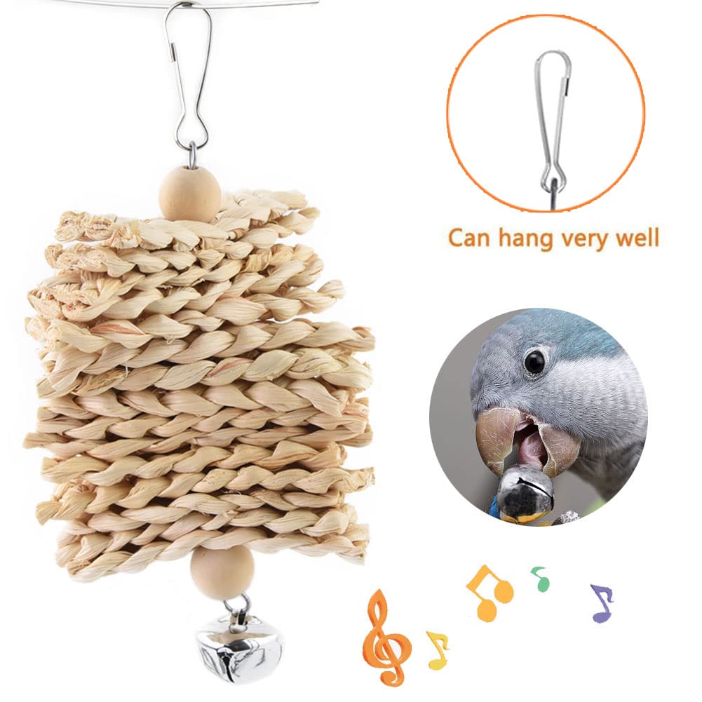 Buy GingerUPer 7 Packs Bird Toy Bird Parrot Swing Chewing Toys Natural