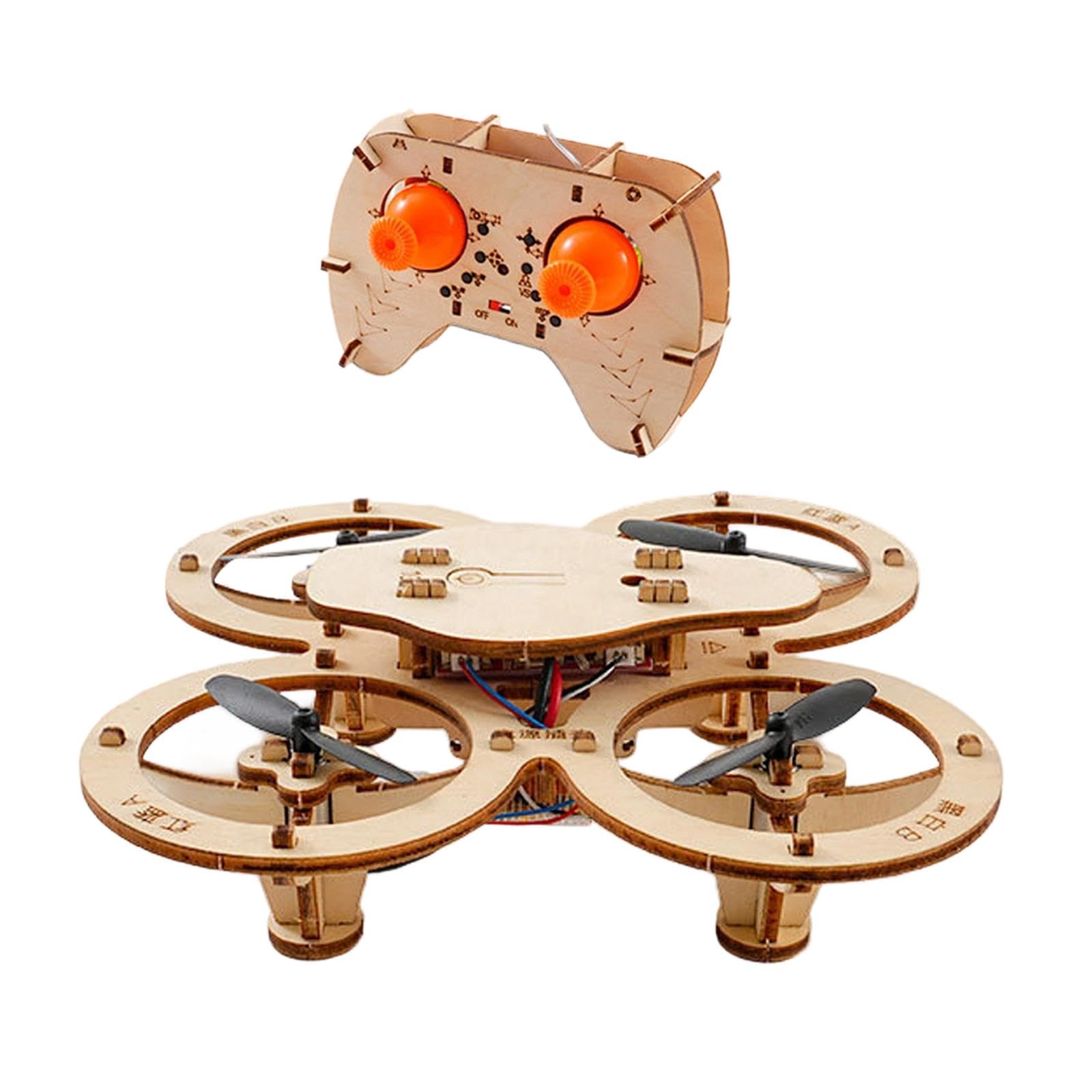 Kit di Montaggio Fai da Te in Legno per Aeromodello Radiocomandato, Artigianato, Tecnologia, Gadget, Regalo per Ragazzi E Ragazze