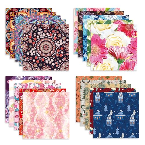 10 Different Packs Full Collection Origami Paper Kit 6 Inch Square Double Sided Color Vivid Colors Creation Easy Fold Paper Set Hand Crafts Paper Arts Creativity - Thumbnail 4