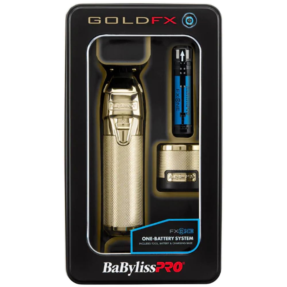 Máquina de Acabamento BabylissPRO FXONE Sem Fio 7200RPM Dourada