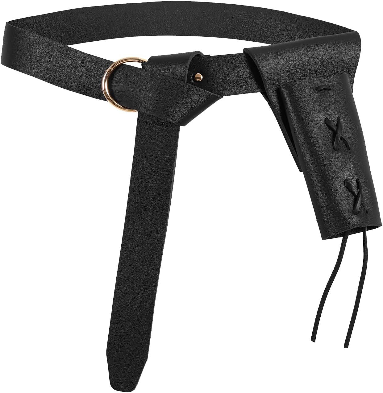 Medieval Leather Sword Belt Dagger Frog Renaissance LARP Accessories for Knight Warrior Cosplay