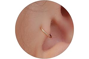 14k Gold Filled Tragus Hoop Cartilage Ring: Exquisite Piercing Jewelry