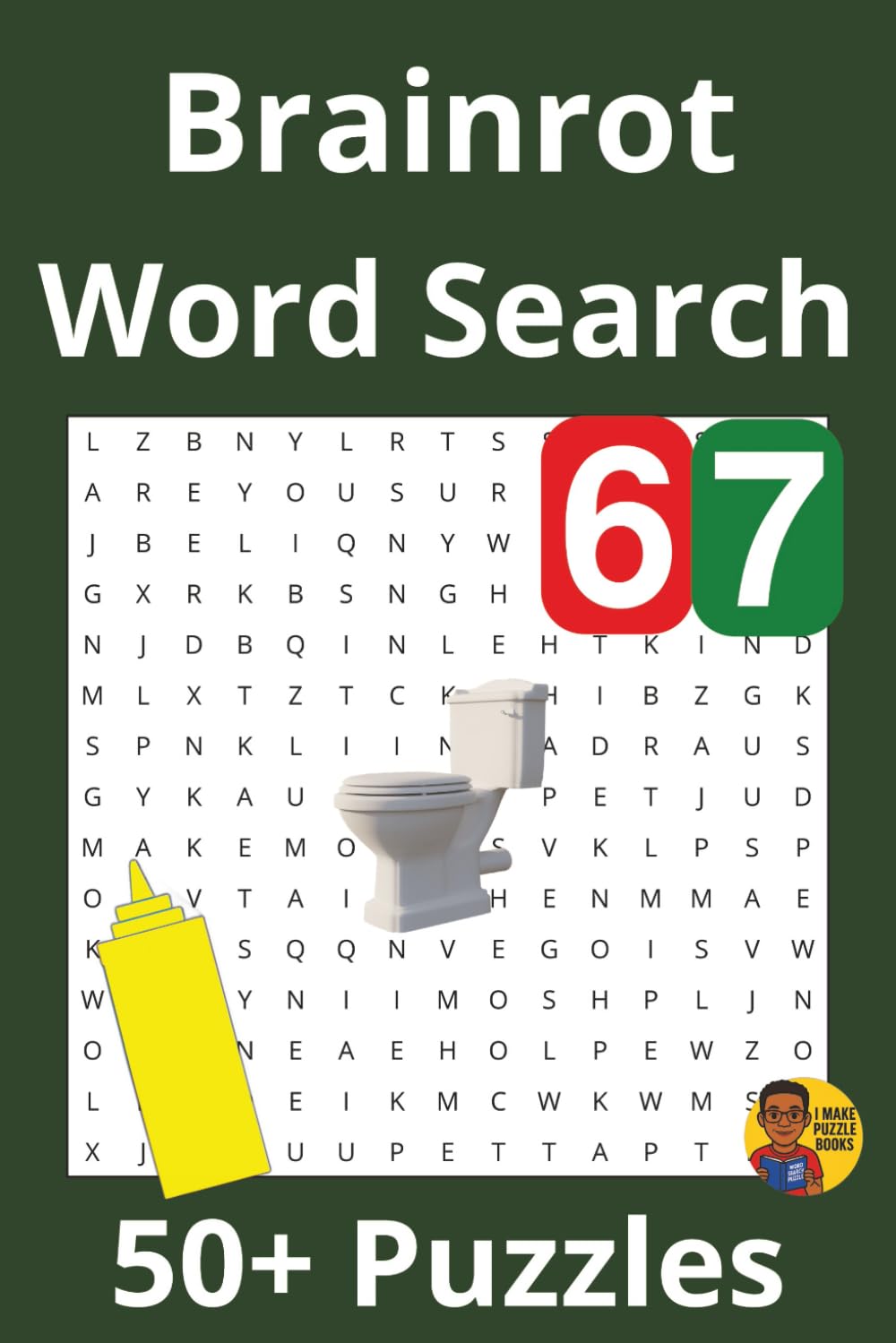 Brainrot Word Search: 50+ Puzzles to Enjoy Anytime, Anywhere