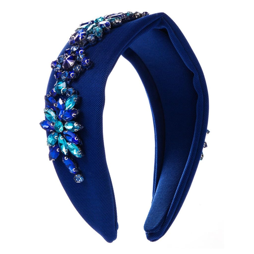 Bandes de cheveux strass argentées JFDBGU : élégance vintage et maintien robuste pour femmes