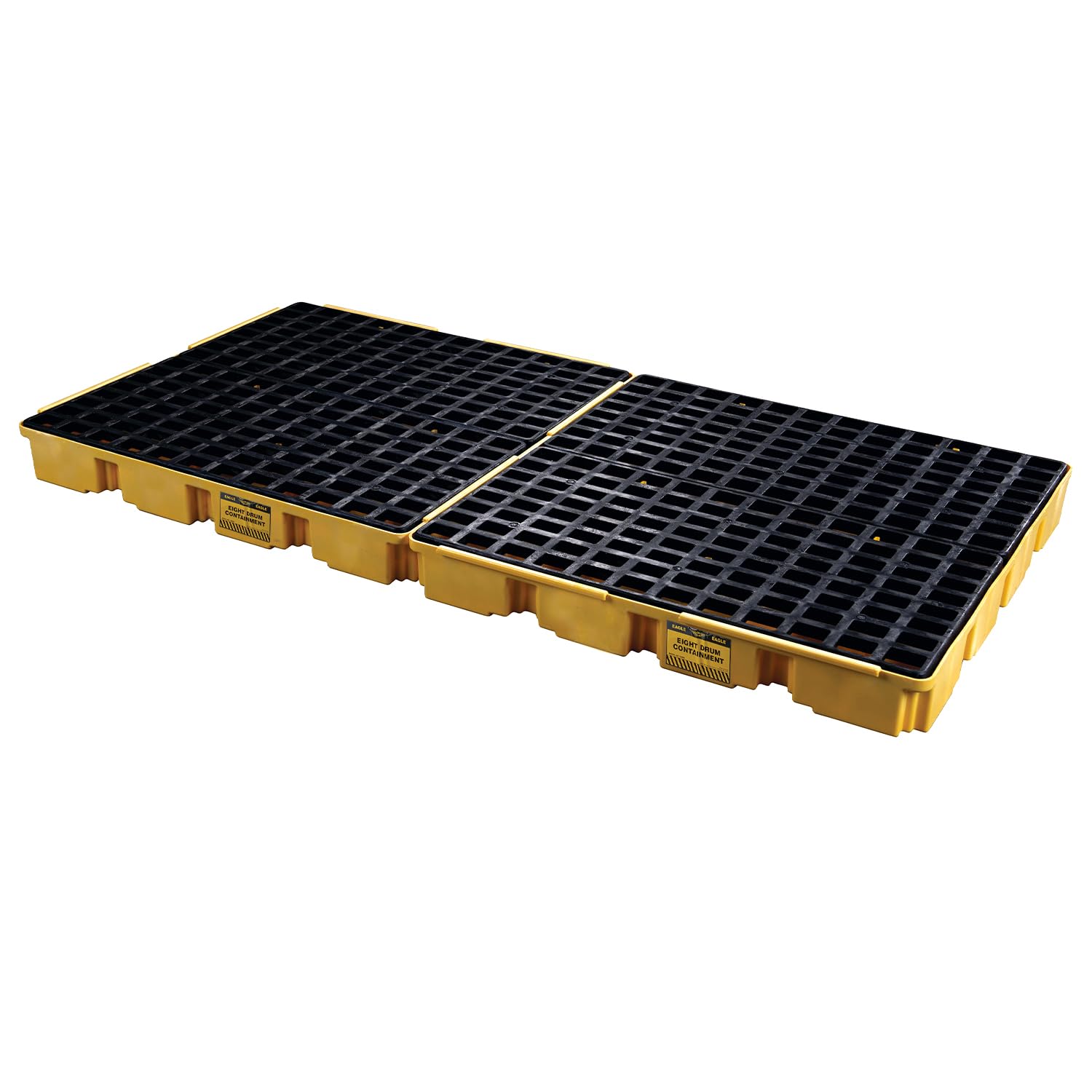 Eagle 2 Drum Spill Containment Pallet with Drain, Forklift Pockets, Yellow — Amazon image 13