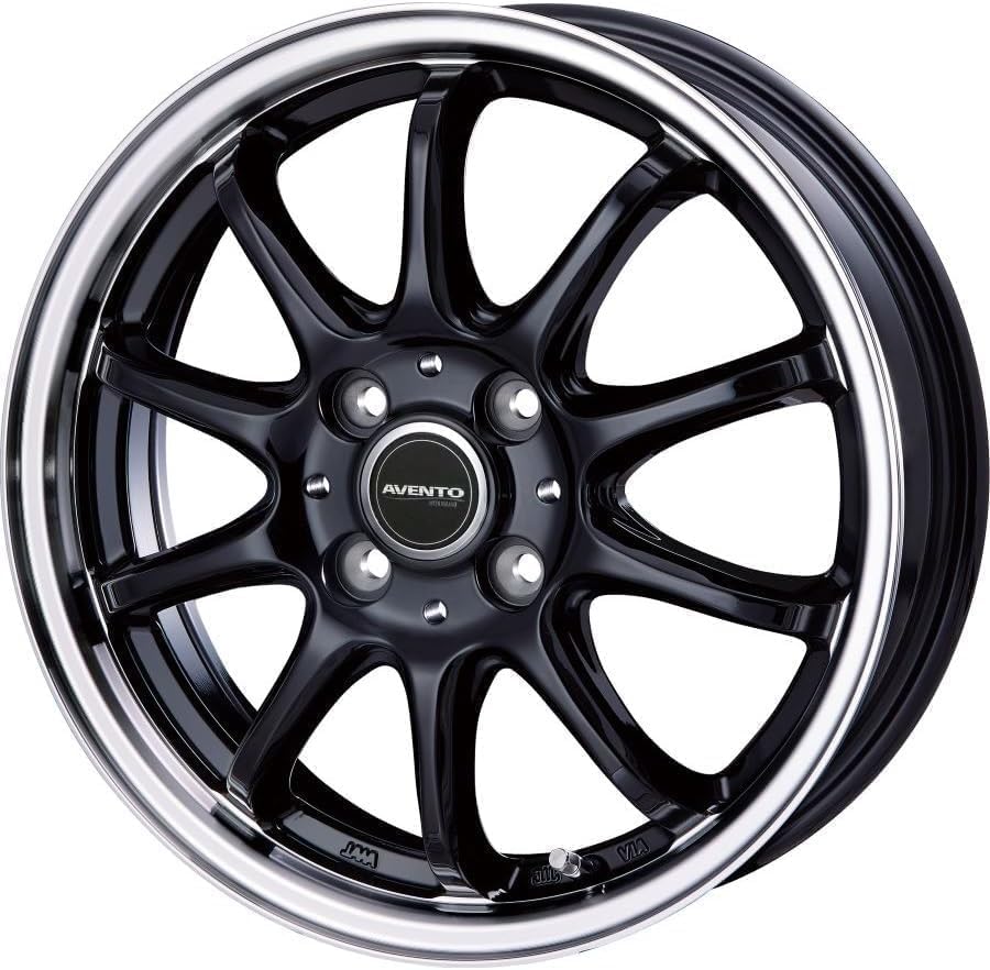 Amazon | 14インチアルミホイール4本セット 軽自動車 AVENTO FF-10 BK