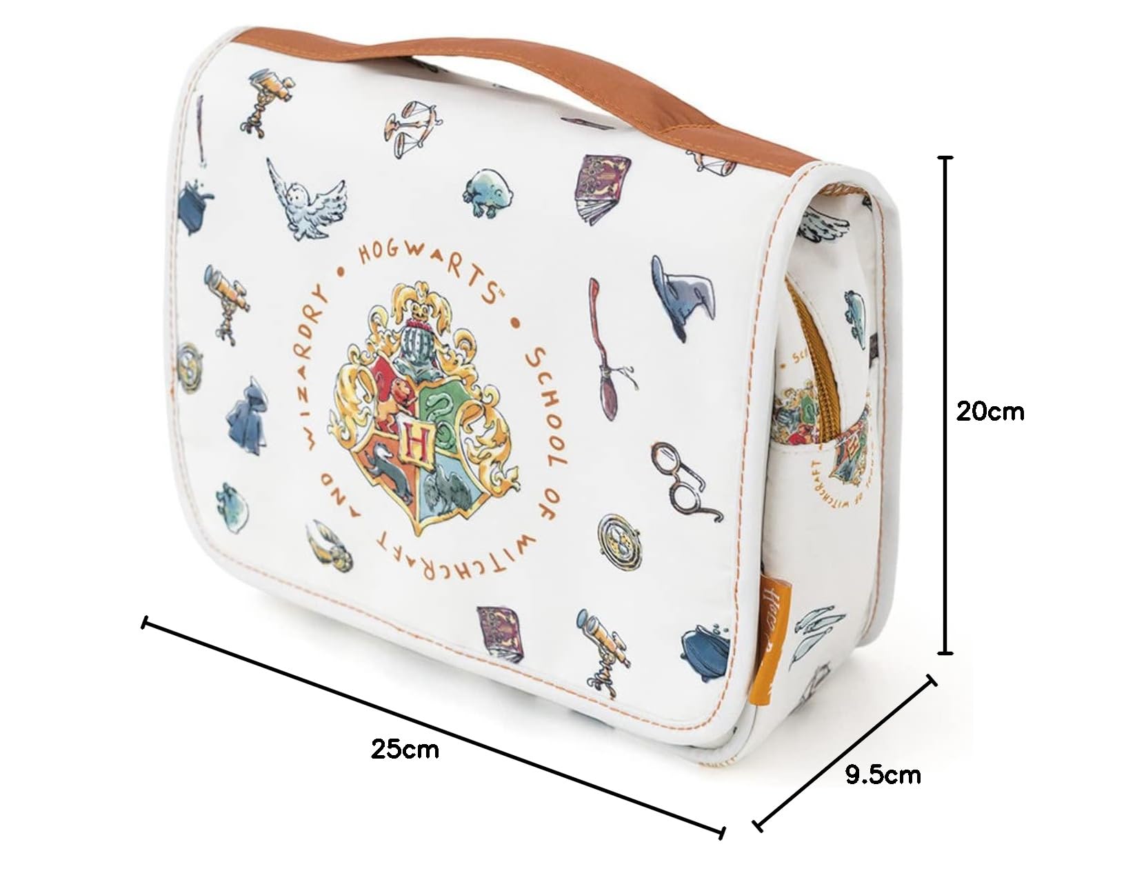 Grupo Erik Beauty Harry Potter etui podróżne, kosmetyczka do zawieszenia, z obrotowym haczykiem, 100% wodoszczelna, idealna jako torba podróżna, walizka podróżna, Harry Potter damska, Niebieska