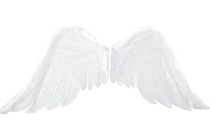 White Guardian Angel Costume Wings: Heavenly Elegance for Themed Parties