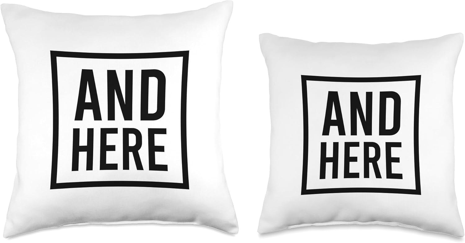 Black White And Here Funny Naughty Adult Couples Lovers Throw Pillow