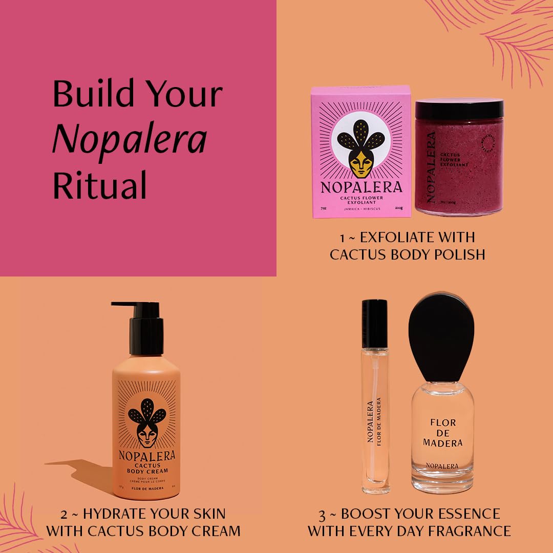 Nopalera Cactus Flower Exfoliant 3-in-1 Cleanser, Moisturizer & Lip Scrub